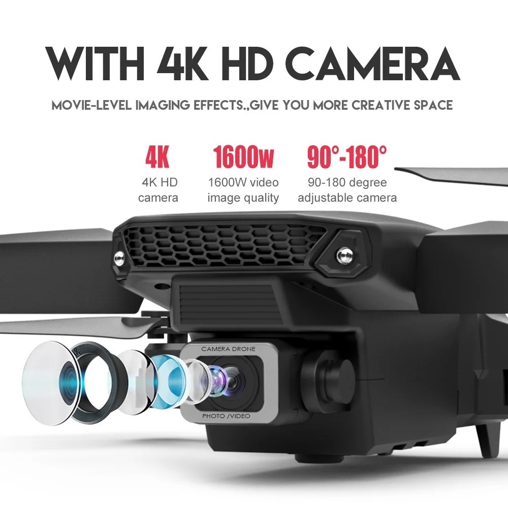 Drone RC Nouveau E88Pro 4K Pro - Drone Camera Wide Angle avis et prix